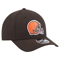 Men's New Era  Brown Cleveland Browns Team Collection 9FORTY M-Crown Adjustable Hat