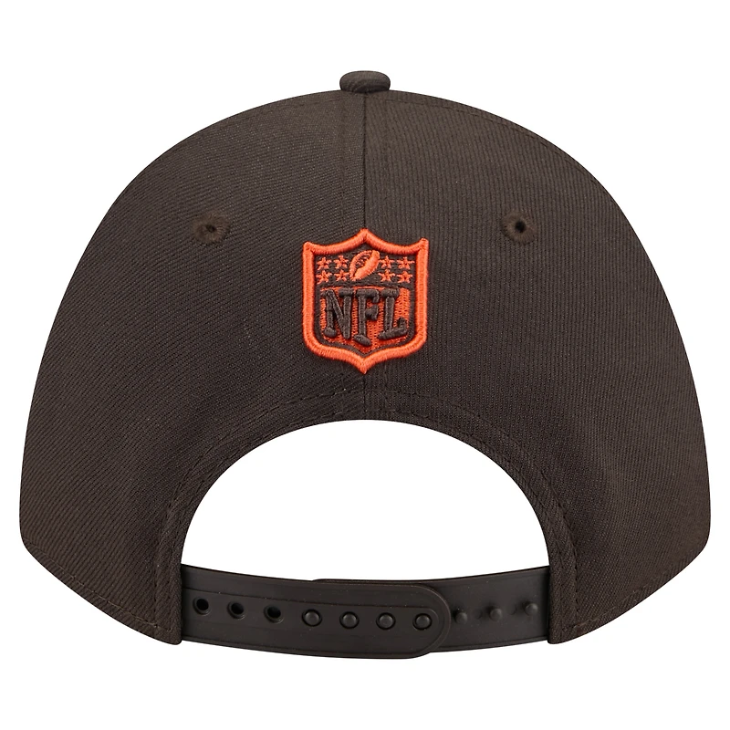Men's New Era  Brown Cleveland Browns Team Collection 9FORTY M-Crown Adjustable Hat