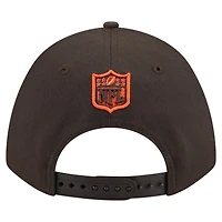 Men's New Era  Brown Cleveland Browns Team Collection 9FORTY M-Crown Adjustable Hat