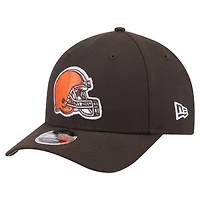 Casquette ajustable 9FORTY M-Crown marron pour homme, collection équipe des Cleveland Browns, New Era