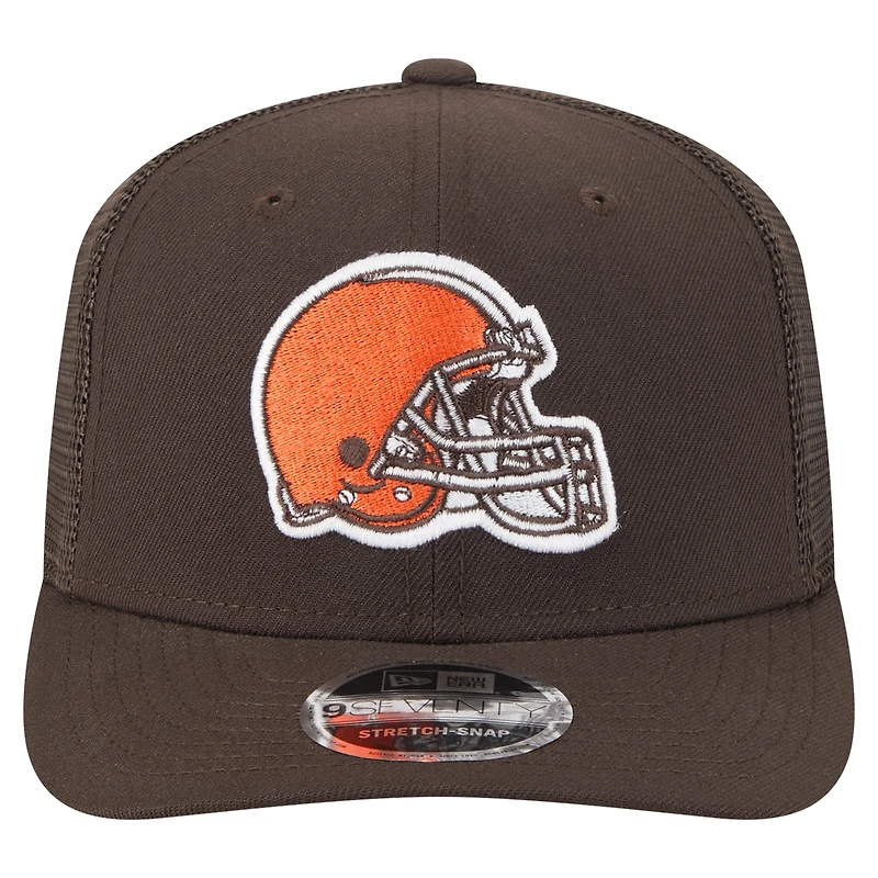 Casquette ajustable extensible à boutons-pression New Era 9SEVENTY pour homme, collection Team Browns de Cleveland