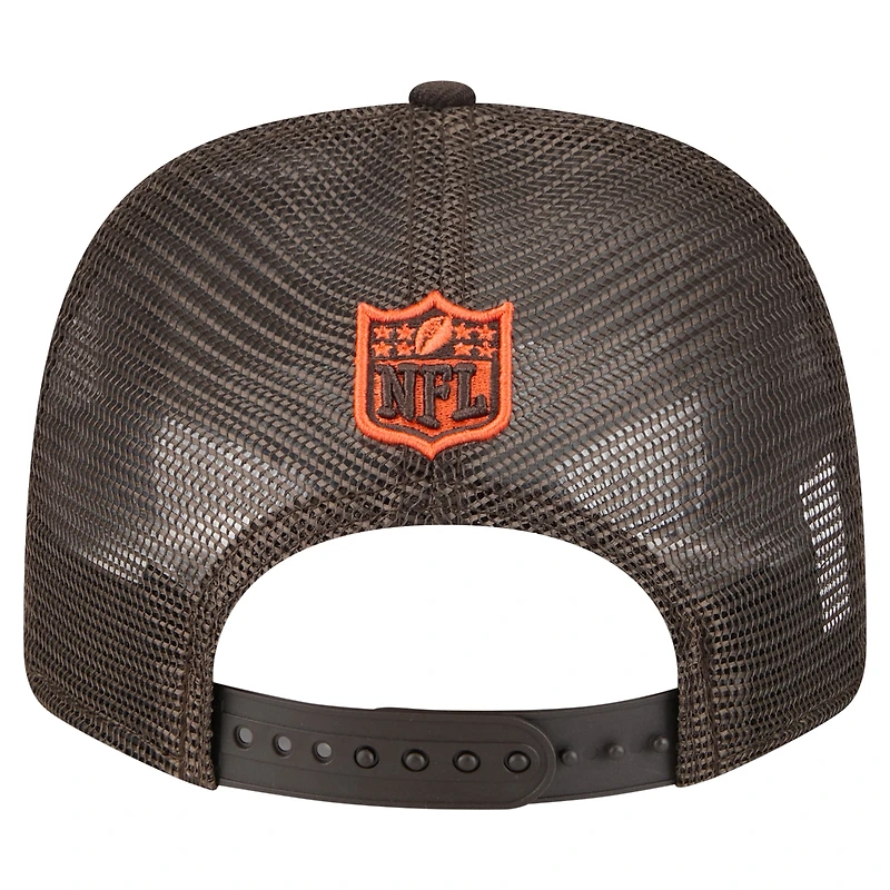 Casquette ajustable extensible à boutons-pression New Era 9SEVENTY pour homme, collection Team Browns de Cleveland