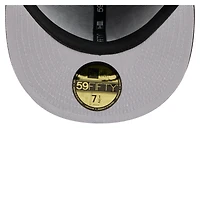 Casquette ajustée surdimensionnée 59FIFTY marron des Cleveland Browns de New Era pour homme