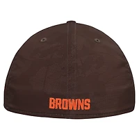 Men's New Era  Brown Cleveland Browns Tonal Camo 39THIRTY Stretch Fit Hat