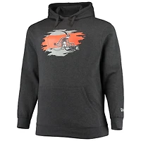 Chandail à capuchon avec logo principal Cleveland Browns New Era pour homme