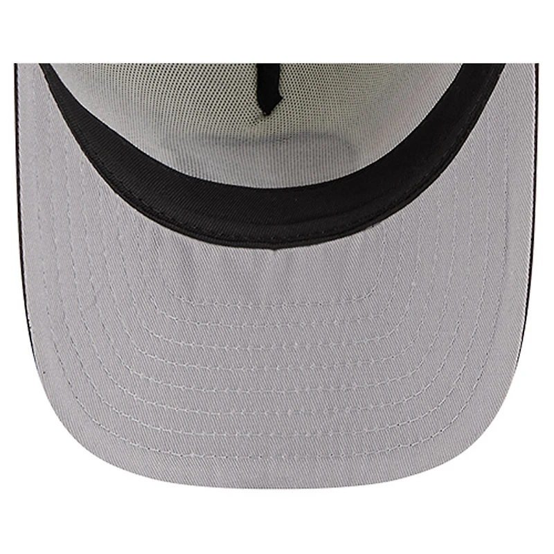 Casquette snapback New Era 9FIFTY Trucker à motif bannière des Cleveland Browns, crème/marron, pour homme
