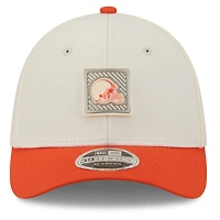 Men's New Era  Cream/Orange Cleveland Browns 2026 NFL Training Camp 39THIRTY Flex Hat