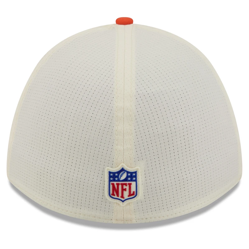 Men's New Era  Cream/Orange Cleveland Browns 2026 NFL Training Camp 39THIRTY Flex Hat