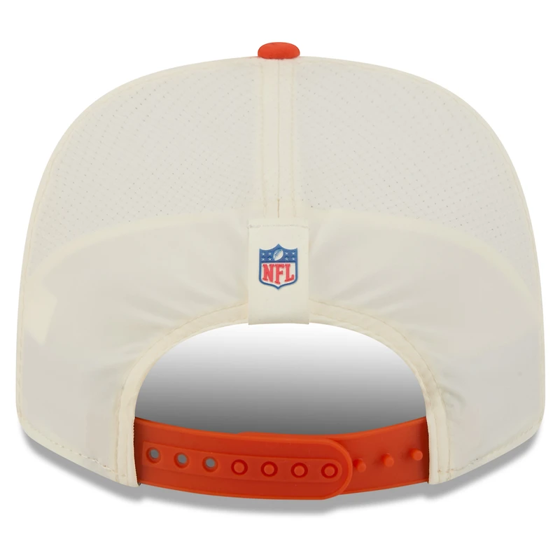 Men's New Era Cream/ Cleveland Browns 2026 NFL Training Camp 9SEVENTY Adjustable Hat