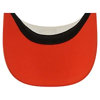 Casquette New Era crème/orange pour homme, visière ajustable Cleveland Browns, camp d'entraînement NFL 2026