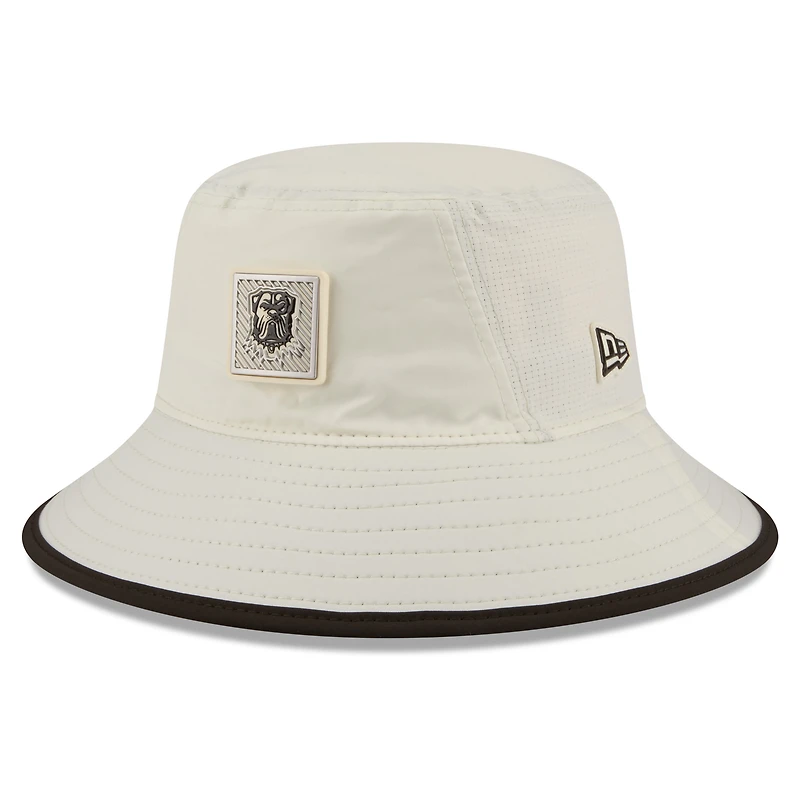 Men's New Era Cream Cleveland Browns 2026 NFL Training Camp Sport Bucket Hat