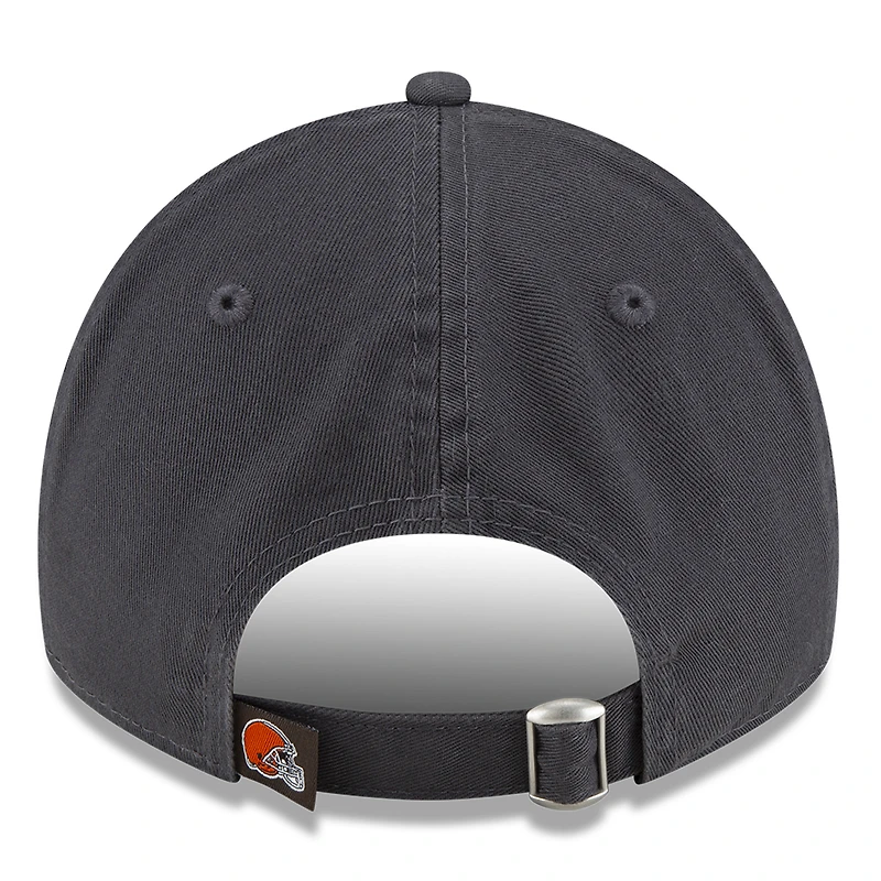Men's New Era Graphite Cleveland Browns Core Classic Graph 9TWENTY Adjustable Hat