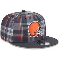 Casquette Snapback 9FIFTY Cleveland Browns 2024 Sideline Statement New Era pour homme, grise