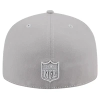 Casquette ajustée 59FIFTY New Era pour hommes des Cleveland Browns Color Pack, gris