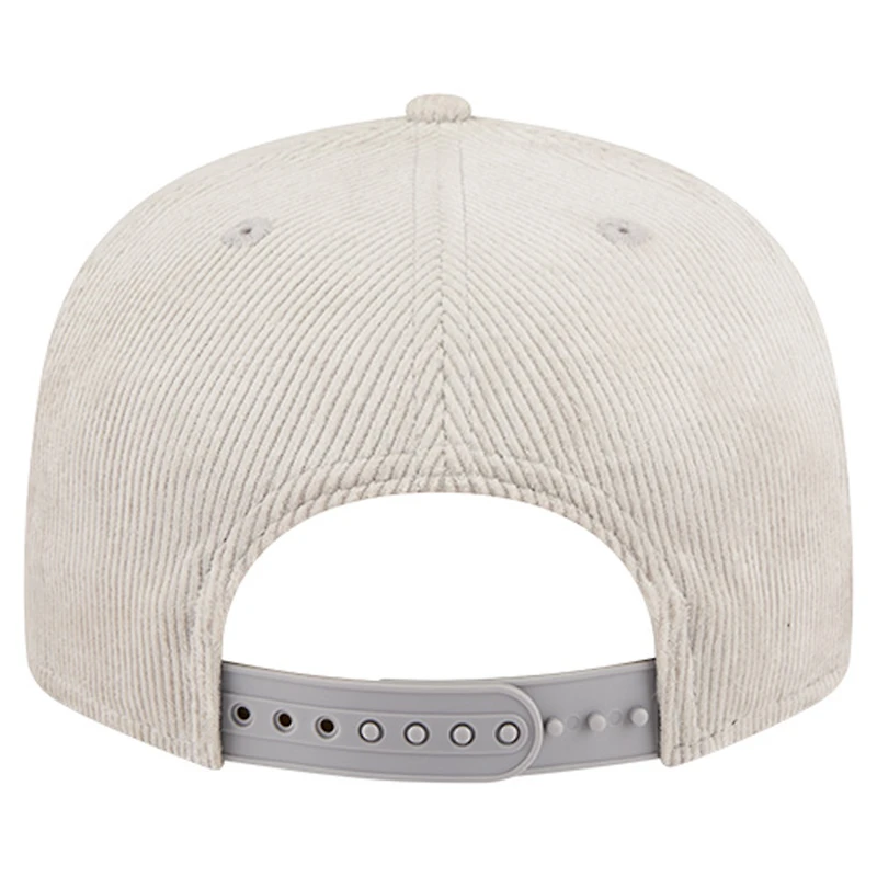 Men's New Era Gray Cleveland Browns Cord Rope Corduroy 9FIFTY Snapback Hat