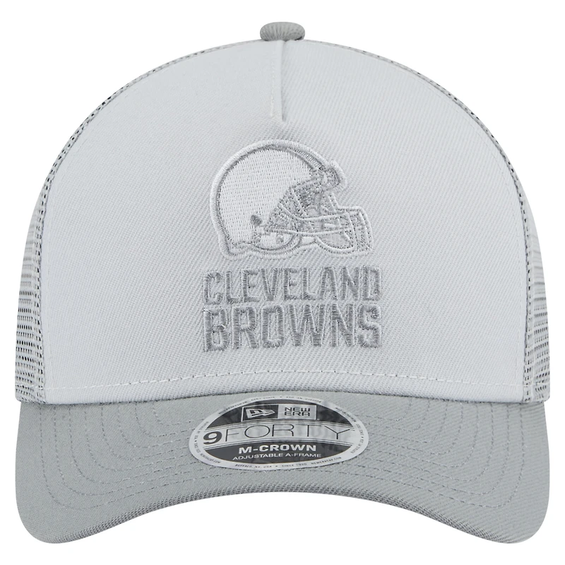 Casquette ajustable A-Frame Trucker Domain 9FORTY des Cleveland Browns de New Era pour homme