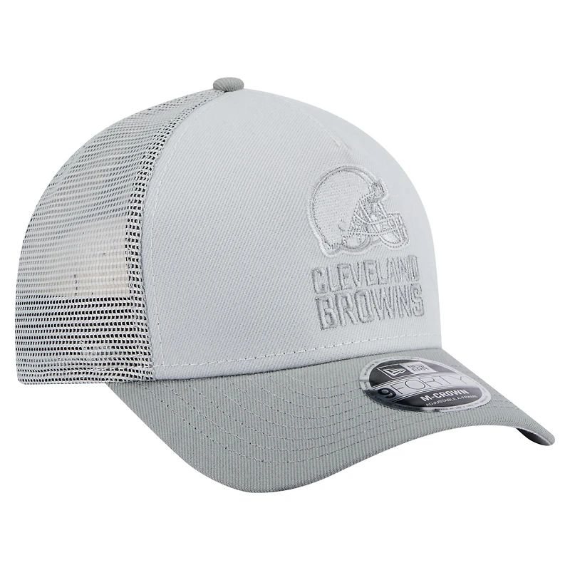 Casquette ajustable A-Frame Trucker Domain 9FORTY des Cleveland Browns de New Era pour homme