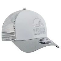 Casquette ajustable A-Frame Trucker Domain 9FORTY des Cleveland Browns de New Era pour homme