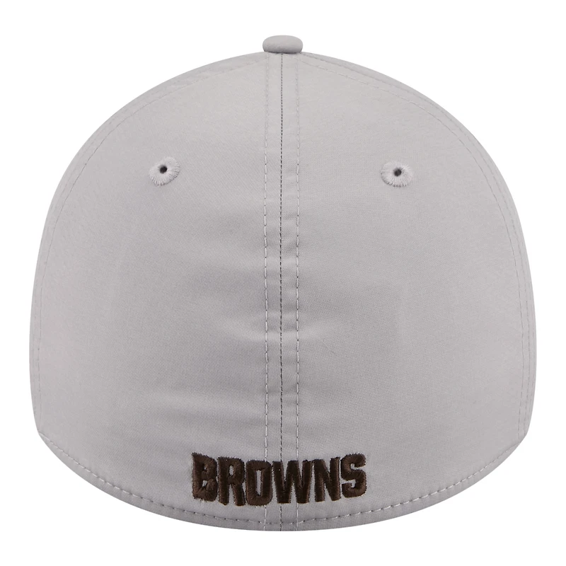 Casquette New Era Flex grise Cleveland Browns perforée 39THIRTY pour homme