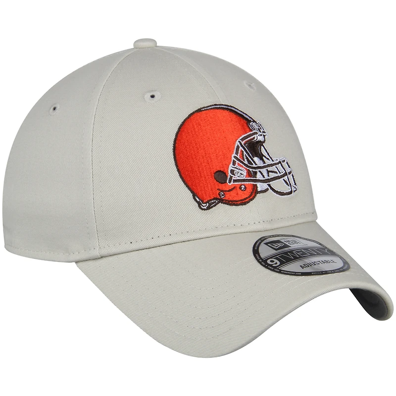 Casquette ajustable 9TWENTY New Era Kaki pour homme des Cleveland Browns Playmaker