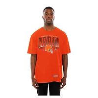 T-shirt d'entraînement authentique orange New Era Cleveland Browns Combine pour homme