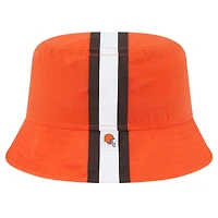 Men's New Era Orange Cleveland Browns Helmet Bucket Hat