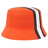 Men's New Era Orange Cleveland Browns Helmet Bucket Hat