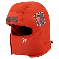 Men's New Era  Orange Cleveland Browns Puffer Balaclava