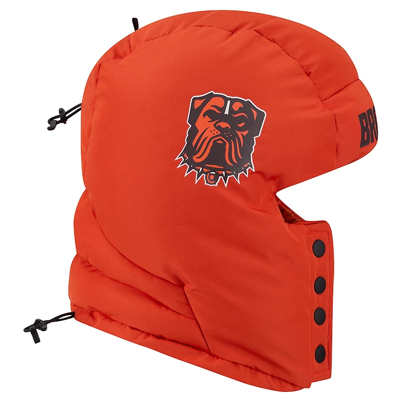 Cagoule matelassée orange Cleveland Browns pour homme, New Era