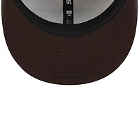 Casquette ajustée 59FIFTY historique Stone/Cleveland Browns 2024 Sideline New Era pour hommes