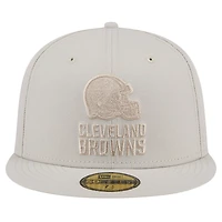 Casquette ajustée 59FIFTY Stone Cleveland Browns Color Pack pour hommes New Era
