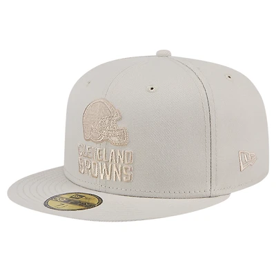 Casquette ajustée 59FIFTY Stone Cleveland Browns Color Pack pour hommes New Era