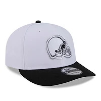 Men's New Era  White/Black Cleveland Browns 2026 NFL Draft Pre-Curved 9FIFTY Snapback Hat