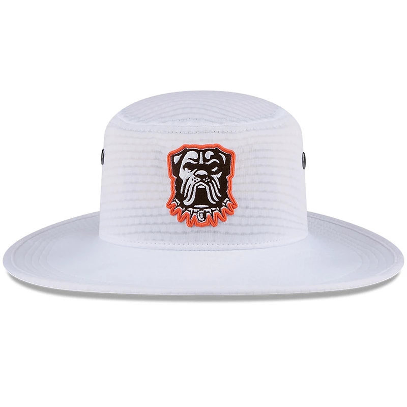 Men's New Era White Cleveland Browns 2024 NFL Training Camp Panama Bucket Hat
