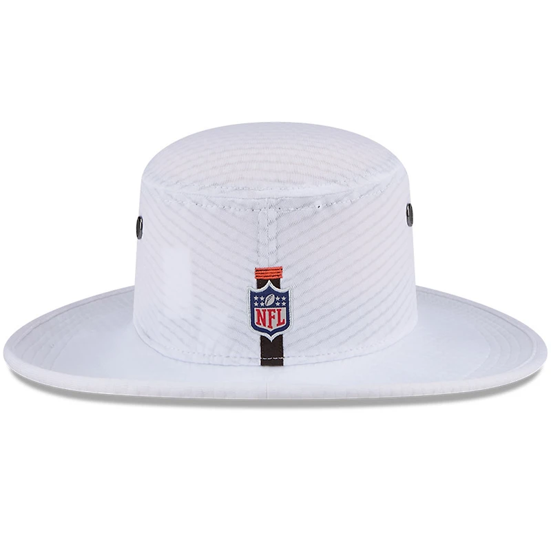 Men's New Era White Cleveland Browns 2024 NFL Training Camp Panama Bucket Hat
