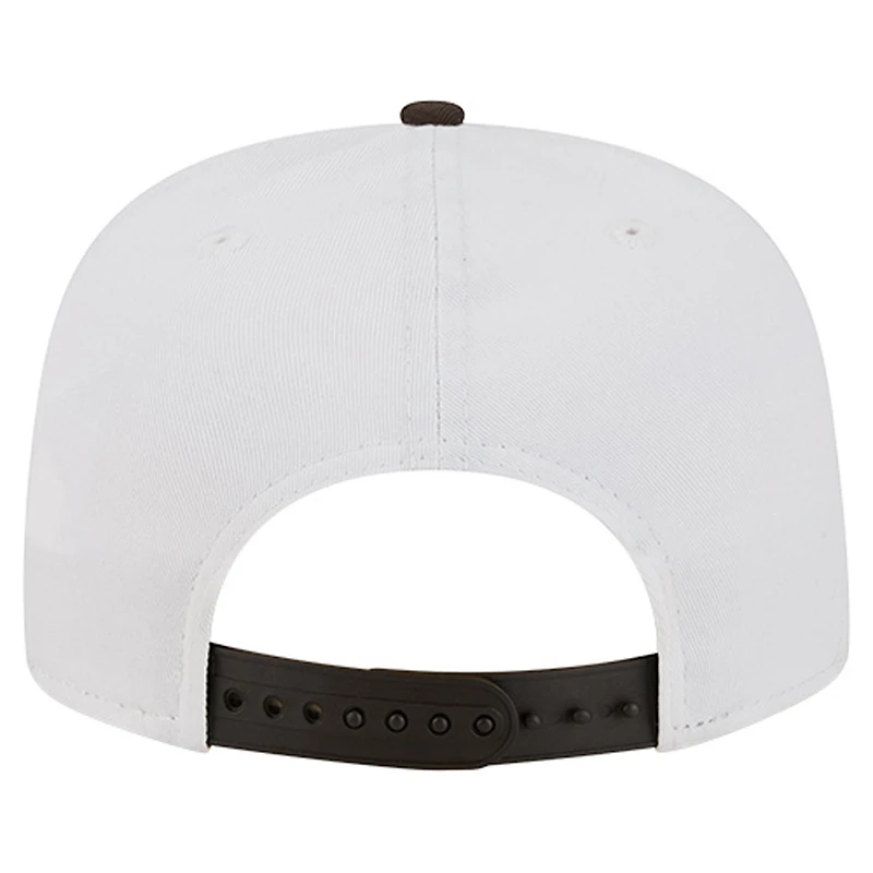 Casquette ajustable New Era blanche Cleveland Browns Argyle 19TWENTY pour homme