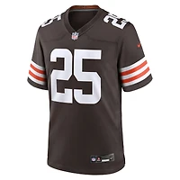 Maillot Nike Andre Szmyt Brown pour homme, équipe des Cleveland Browns