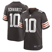 Maillot de match Nike Anthony Schwartz pour hommes, marron, Cleveland Browns