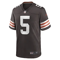 Maillot de match joueur Nike Anthony Walker Jr. marron des Cleveland Browns pour hommes