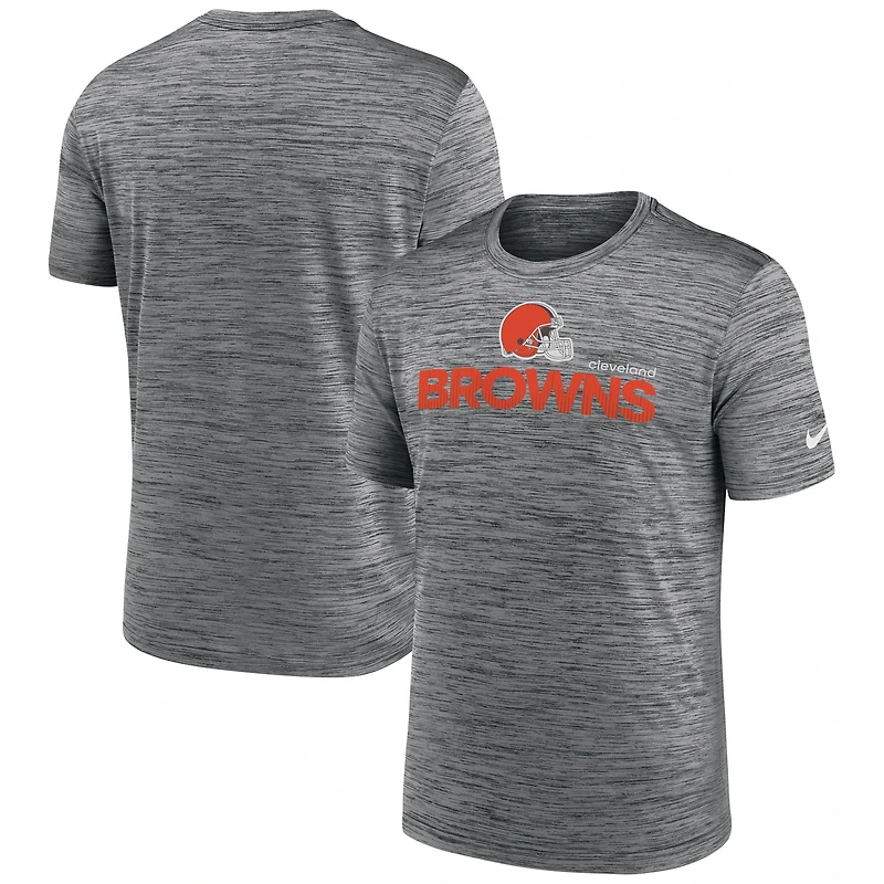 Men's Nike Anthracite Cleveland Browns Blitz Velocity Modern Dri-FIT T-Shirt