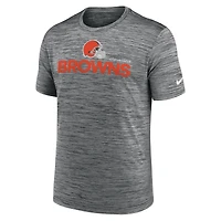 Men's Nike Anthracite Cleveland Browns Blitz Velocity Modern Dri-FIT T-Shirt