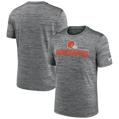 Men's Nike Anthracite Cleveland Browns Blitz Velocity Modern Dri-FIT T-Shirt