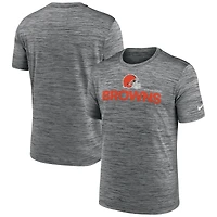 T-shirt Nike anthracite Cleveland Browns Blitz Velocity Modern Performance pour homme