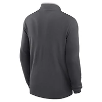 Men's Nike Anthracite Cleveland Browns Lightweight Victory Dri-FIT Half-Zip Pullover