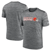 Men's Nike Anthracite Cleveland Browns Reverse Play Velocity Dri-FIT T-Shirt