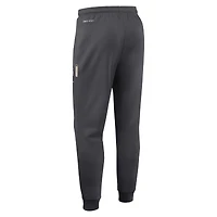 Men's Nike Anthracite Cleveland Browns Sideline Standard Issue Ground Game Dri-FIT Taper Pants
