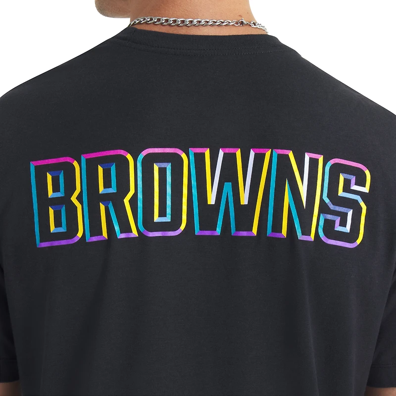 Men's Nike Black Cleveland Browns 2025 NFL Crucial Catch Tri-Blend Dri-FIT T-Shirt