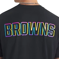 Men's Nike Black Cleveland Browns 2025 NFL Crucial Catch Tri-Blend Dri-FIT T-Shirt