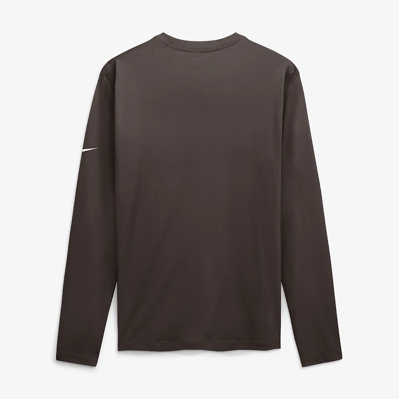 Men's Nike Brown Cleveland Browns Legend Icon Dri-FIT Long Sleeve T-Shirt