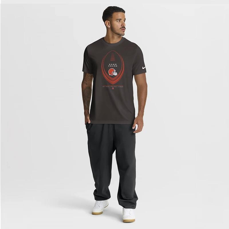 Men's Nike Brown Cleveland Browns Legend Icon Dri-FIT T-Shirt